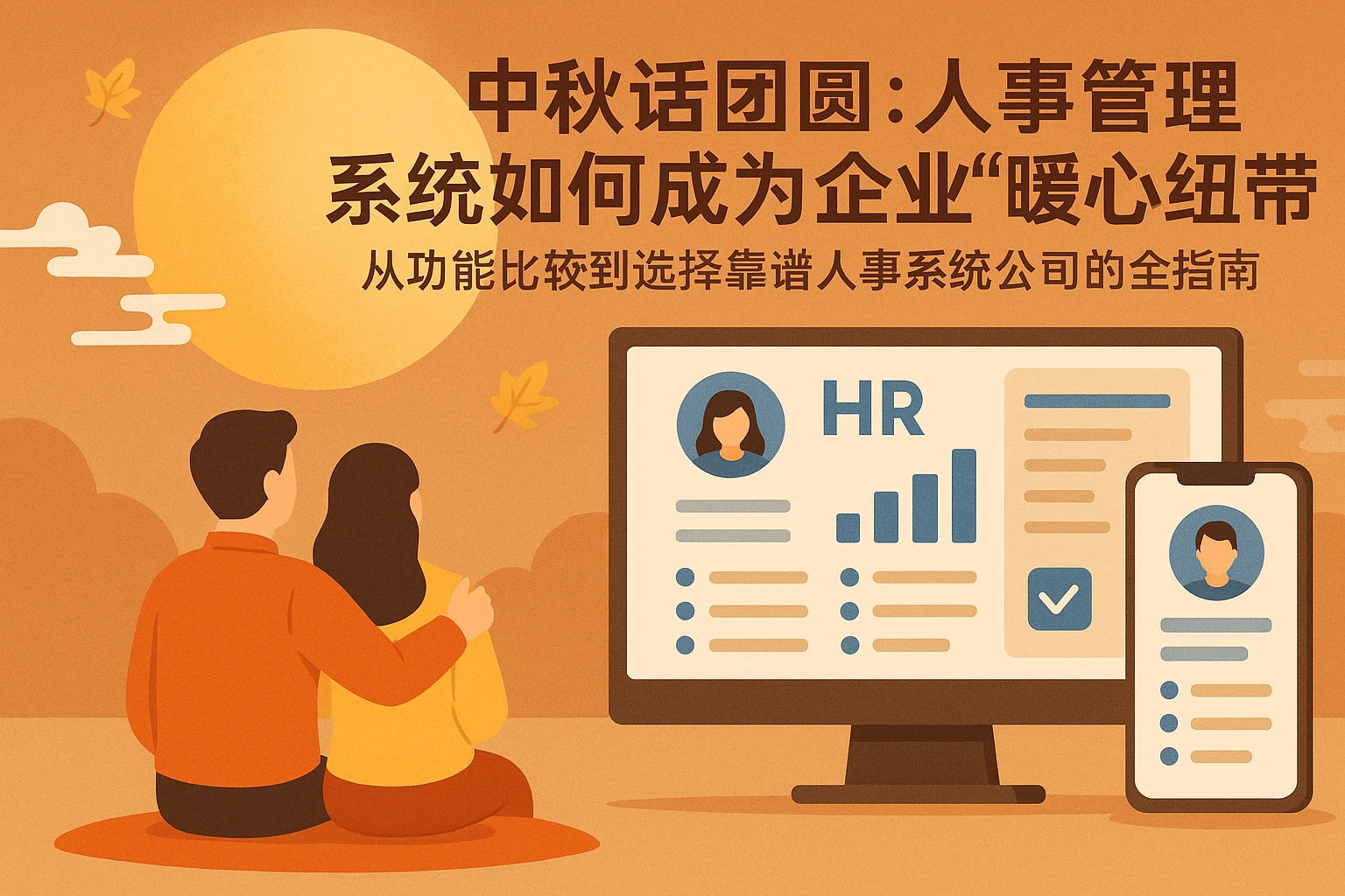 中秋话团圆:人事管理系统如何成为企业“暖心纽带”——从功能比较到选择靠谱人事系统公司的全指南
