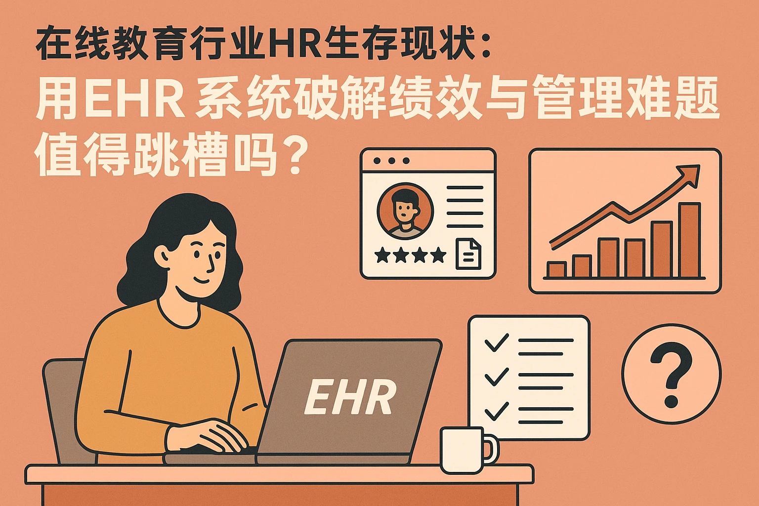 在线教育行业HR生存现状：用EHR系统破解绩效与管理难题，值得跳槽吗？