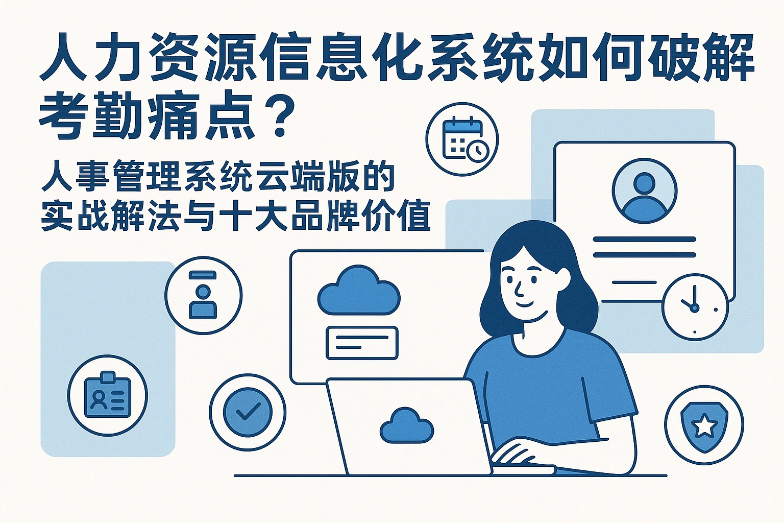 人力资源信息化系统如何破解考勤痛点？人事管理系统云端版的实战解法与十大品牌价值