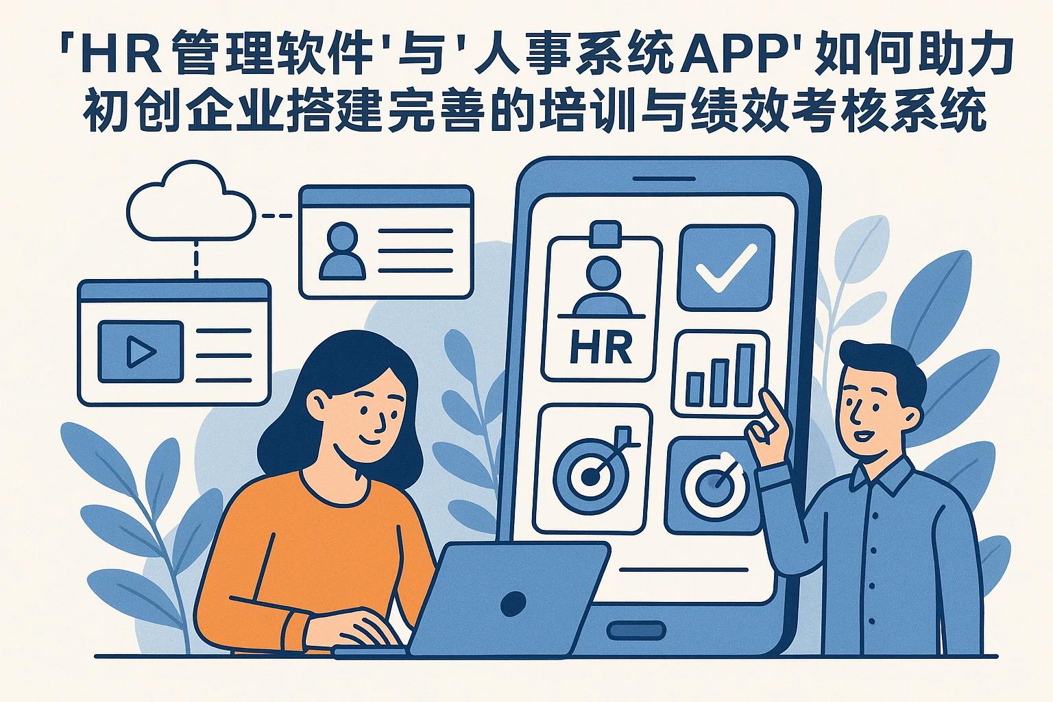 HR管理软件与人事系统APP如何助力初创企业搭建完善的培训与绩效考核系统