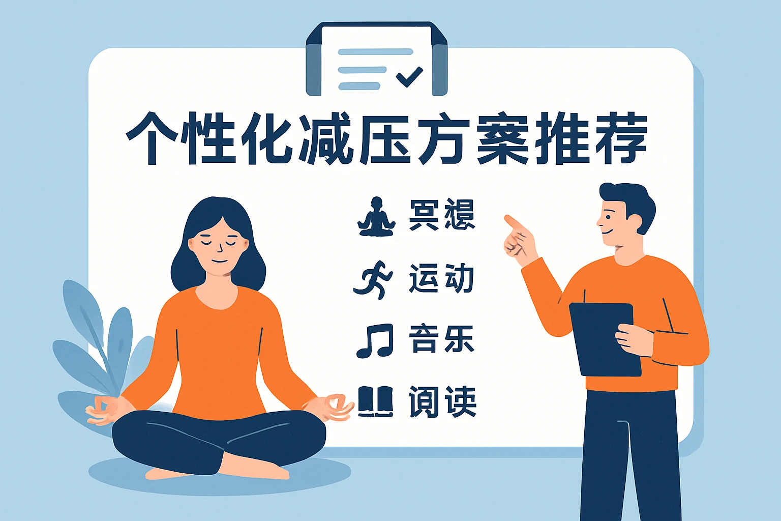 个性化减压方案推荐