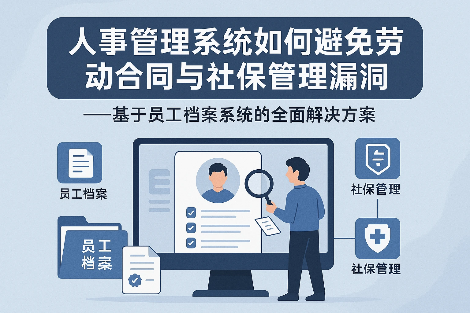 人事管理系统如何避免劳动合同与社保管理漏洞——基于员工档案系统的全面解决方案