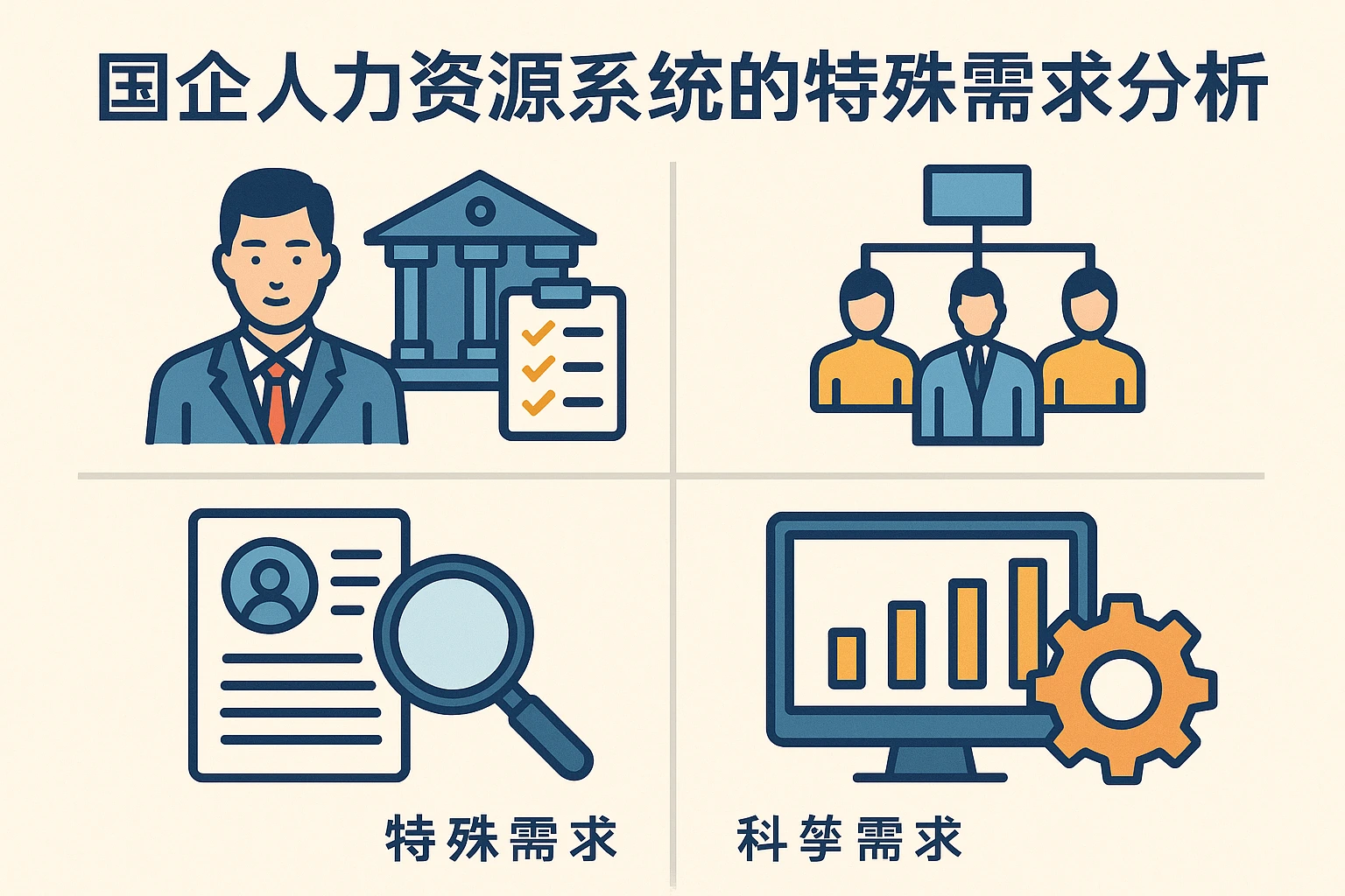 国企人力资源系统的特殊需求分析