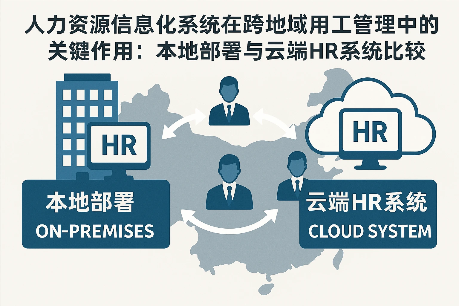 人力资源信息化系统在跨地域用工管理中的关键作用：本地部署与云端HR系统比较
