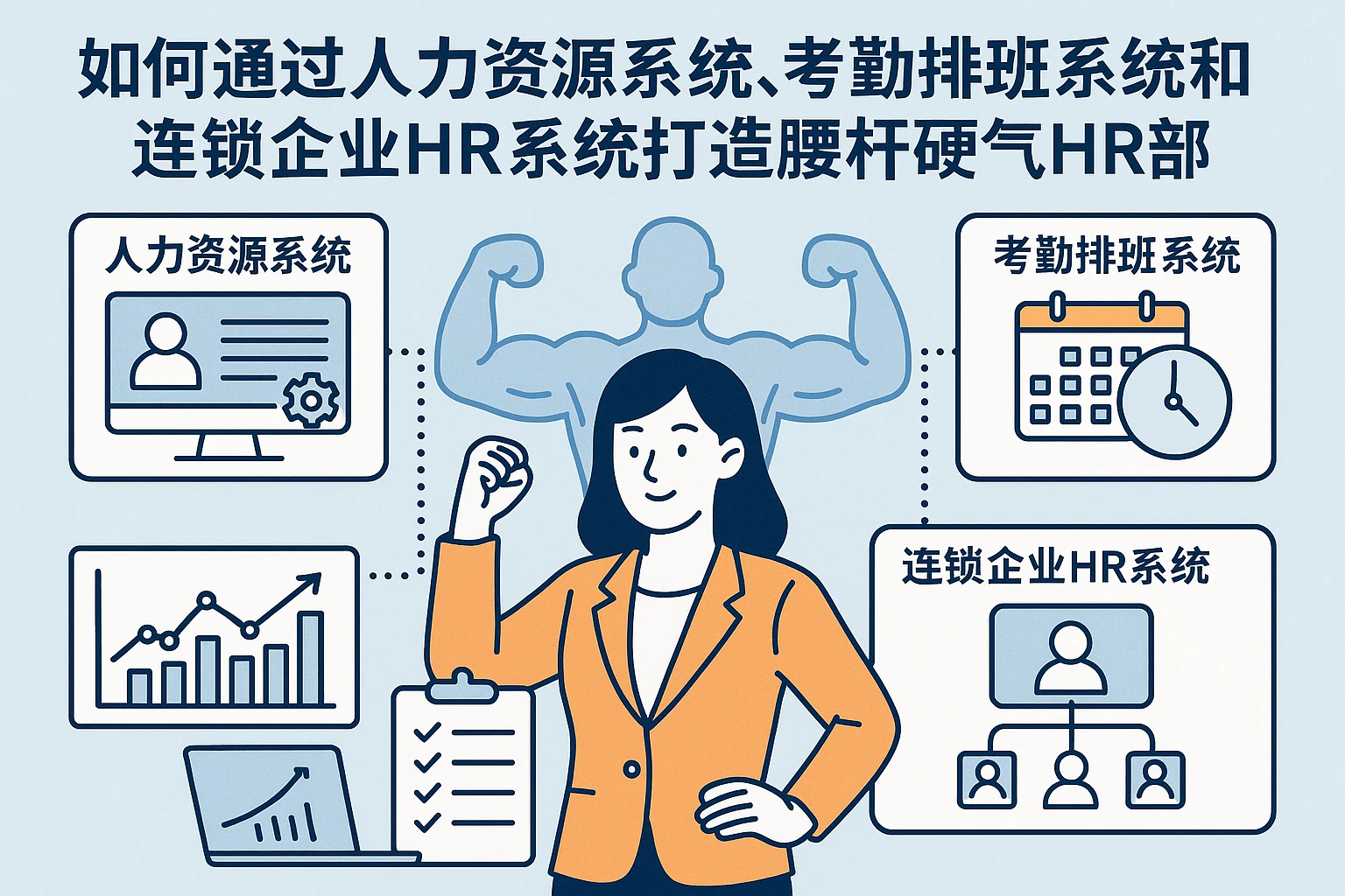 如何通过人力资源系统、考勤排班系统和连锁企业HR系统打造腰杆硬气的HR部门