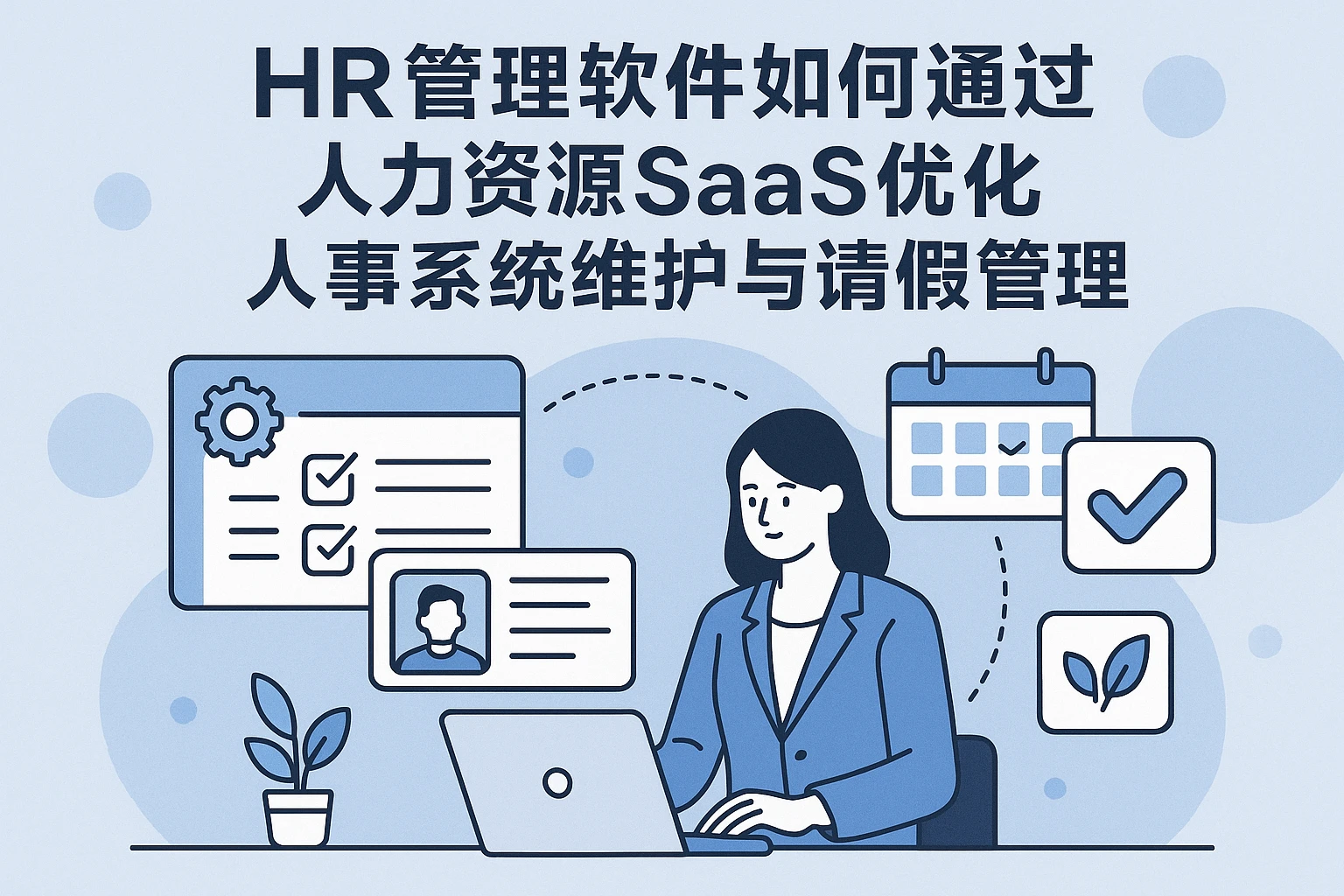 HR管理软件如何通过人力资源SaaS优化人事系统维护与请假管理