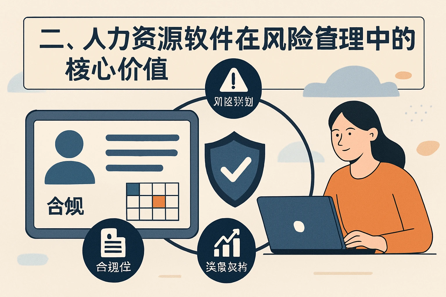二、人力资源软件在风险管理中的核心价值