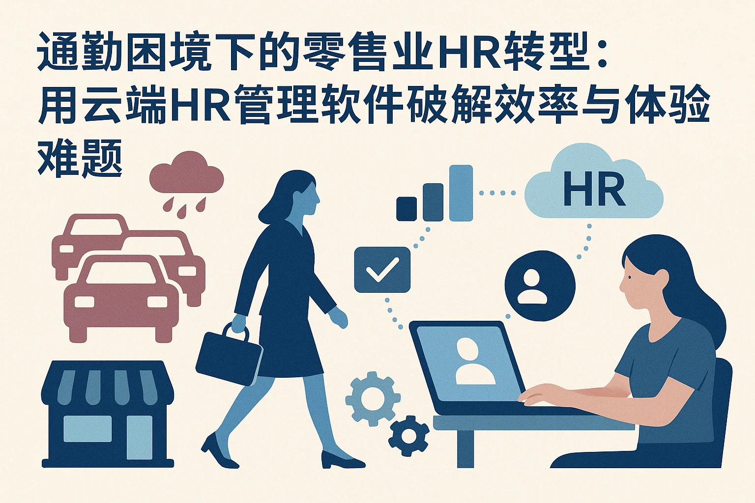 通勤困境下的零售业HR转型：用云端HR管理软件破解效率与体验难题