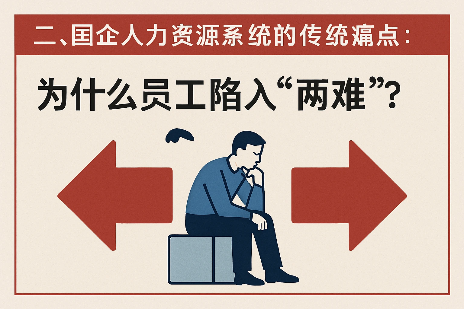 二、国企人力资源系统的传统痛点:为什么员工陷入“两难”?