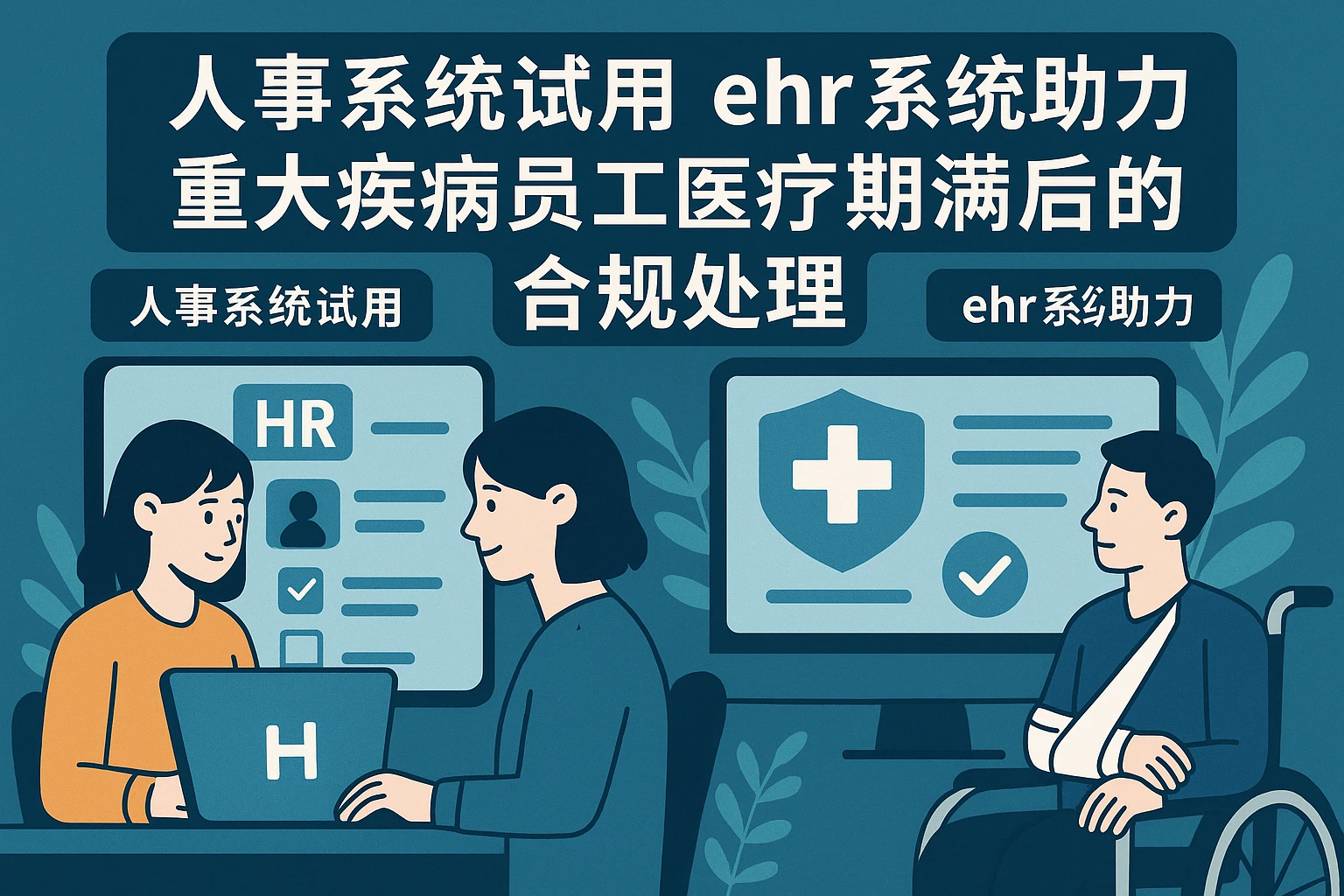 人事系统试用与ehr系统助力:重大疾病员工医疗期满后的合规处理