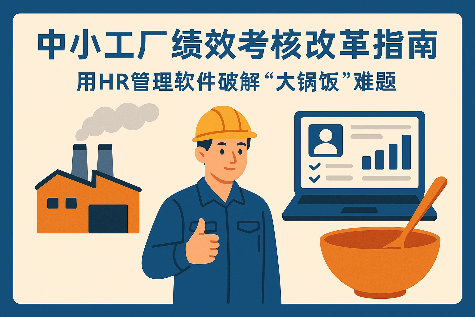 中小工厂绩效考核改革指南：用HR管理软件破解“大锅饭”难题