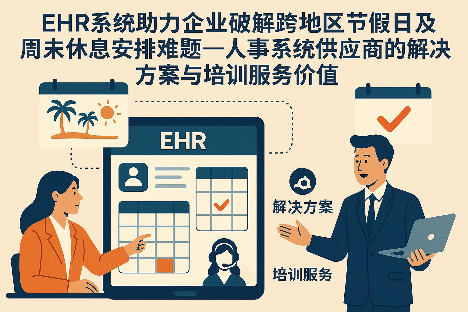 EHR系统助力企业破解跨地区节假日及周末休息安排难题——人事系统供应商的解决方案与培训服务价值