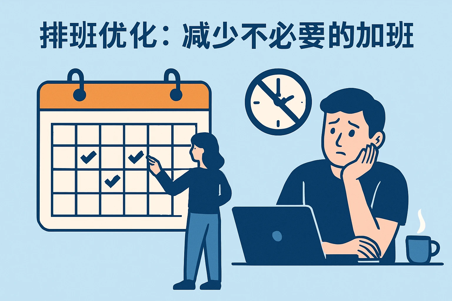 2. 排班优化:减少不必要的加班