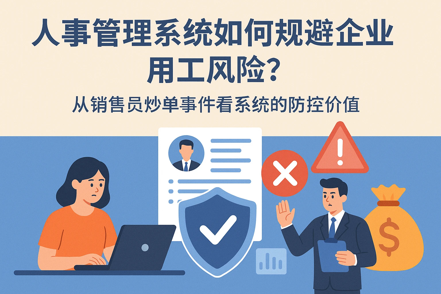 人事管理系统如何规避企业用工风险?从销售员炒单事件看系统的防控价值
