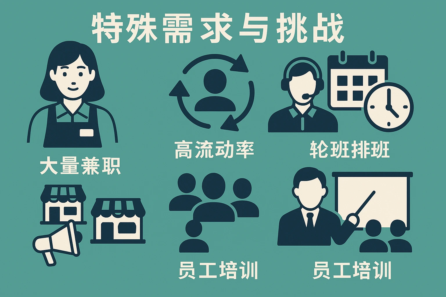 零售业人事系统的特殊需求与挑战