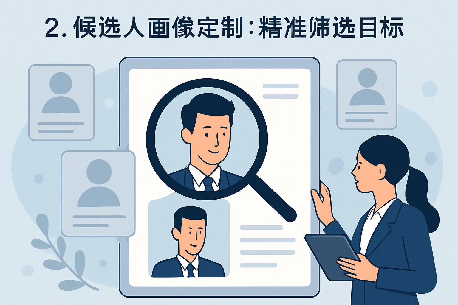 2. 候选人画像定制：精准筛选目标