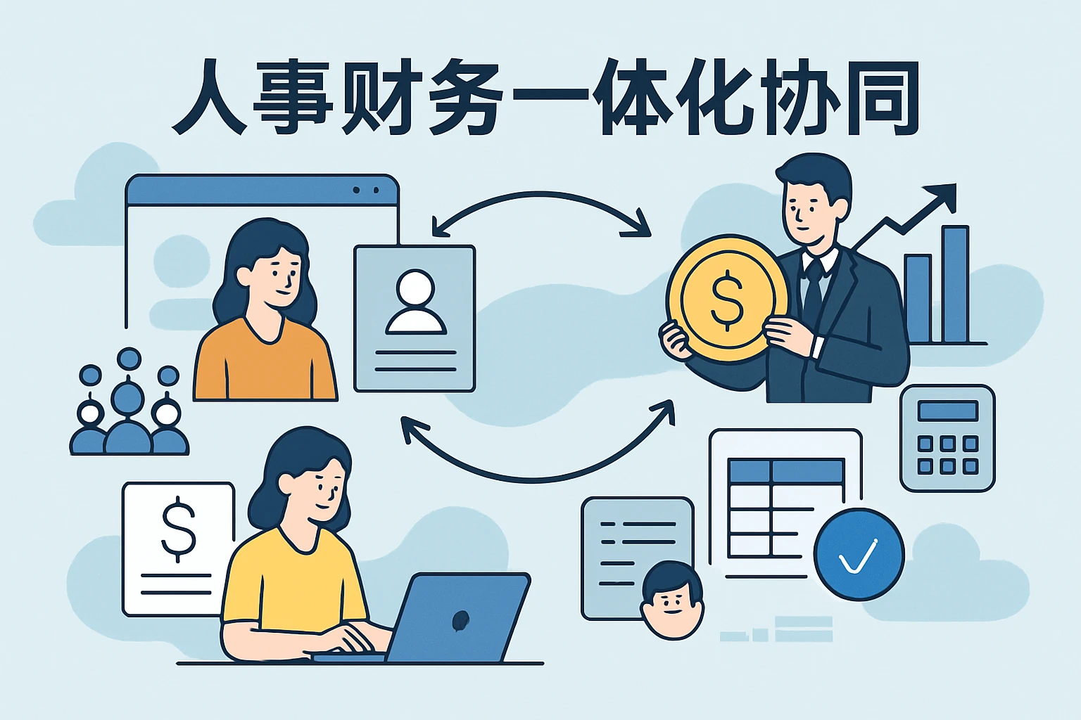 人事财务一体化协同