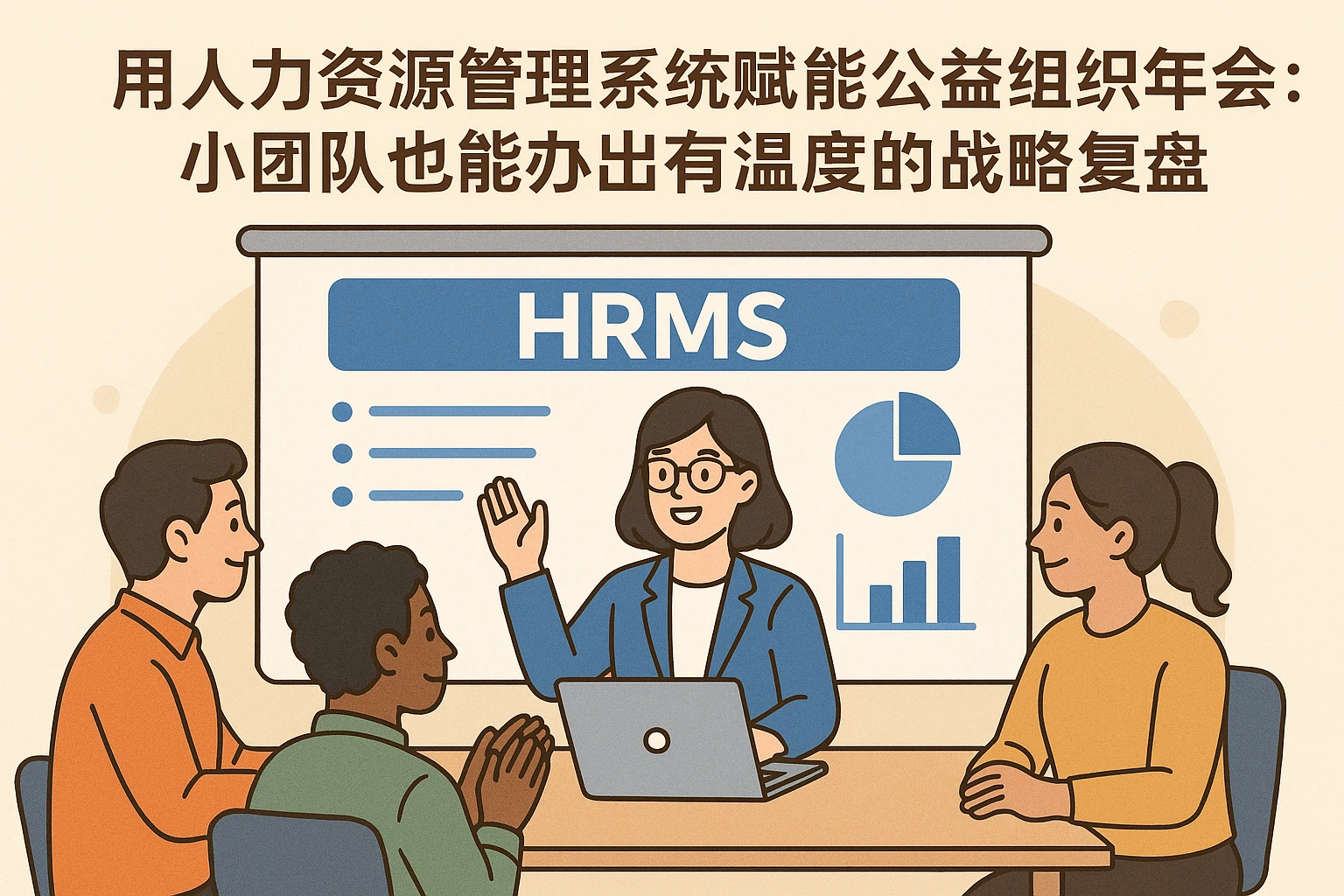 用人力资源管理系统赋能公益组织年会：小团队也能办出有温度的战略复盘
