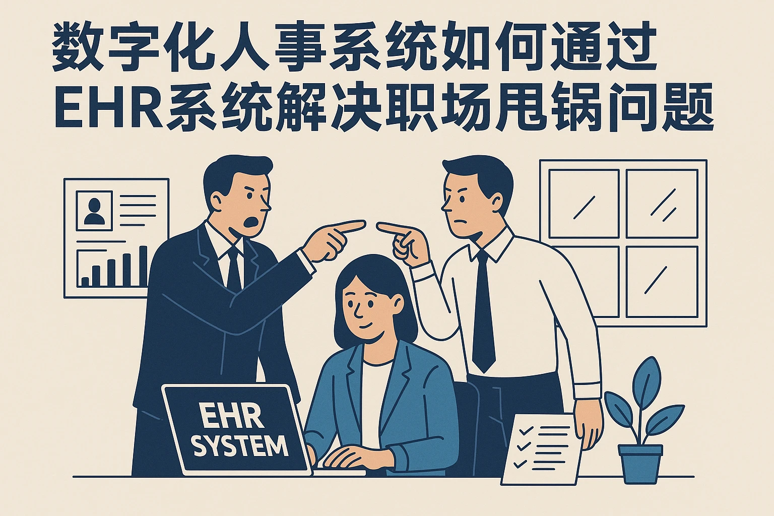 数字化人事系统如何通过EHR系统解决职场甩锅问题