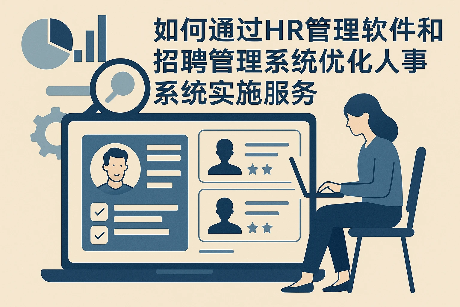 如何通过HR管理软件和招聘管理系统优化人事系统实施服务