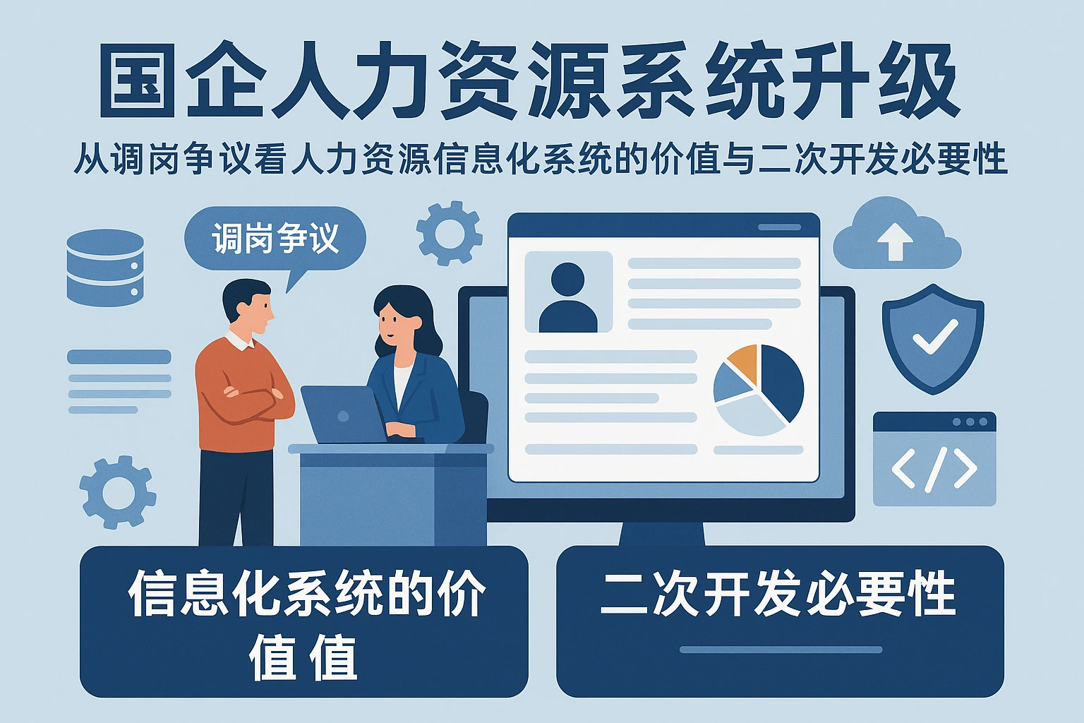 国企人力资源系统升级：从调岗争议看人力资源信息化系统的价值与二次开发必要性