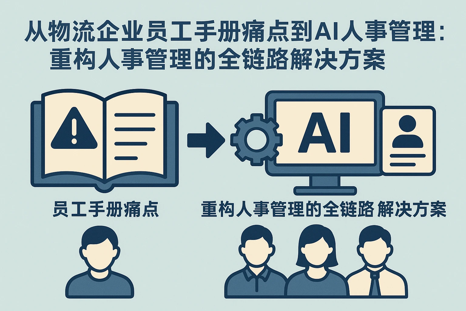 从物流企业员工手册痛点到AI人事管理系统：重构人事管理的全链路解决方案