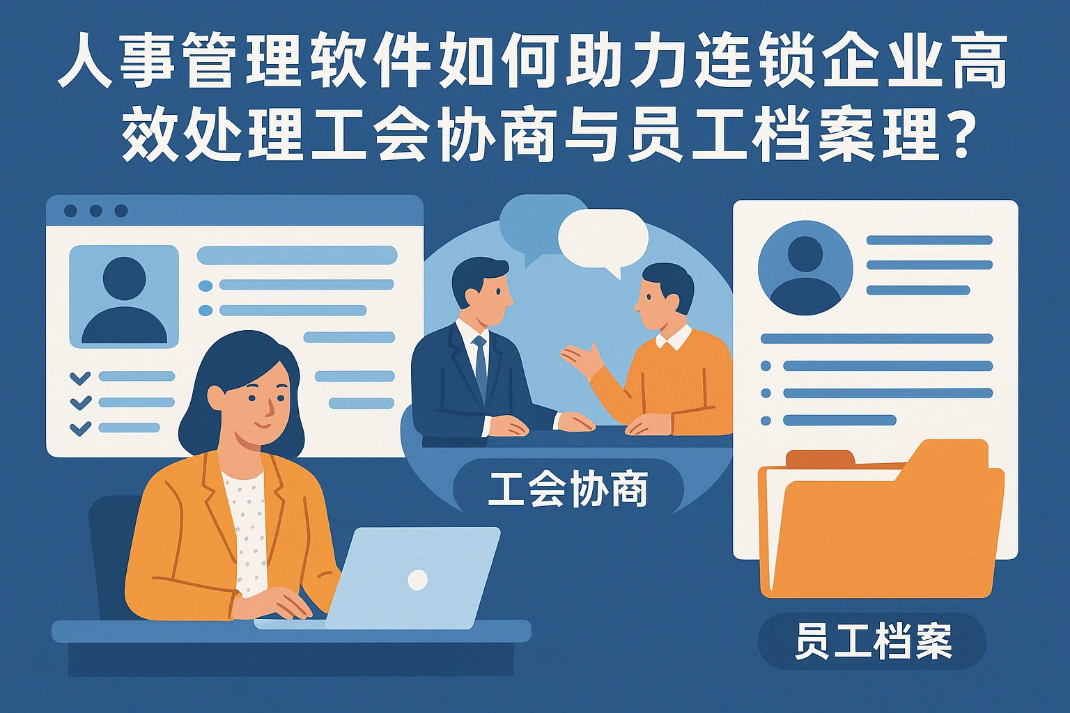 人事管理软件如何助力连锁企业高效处理工会协商与员工档案管理？