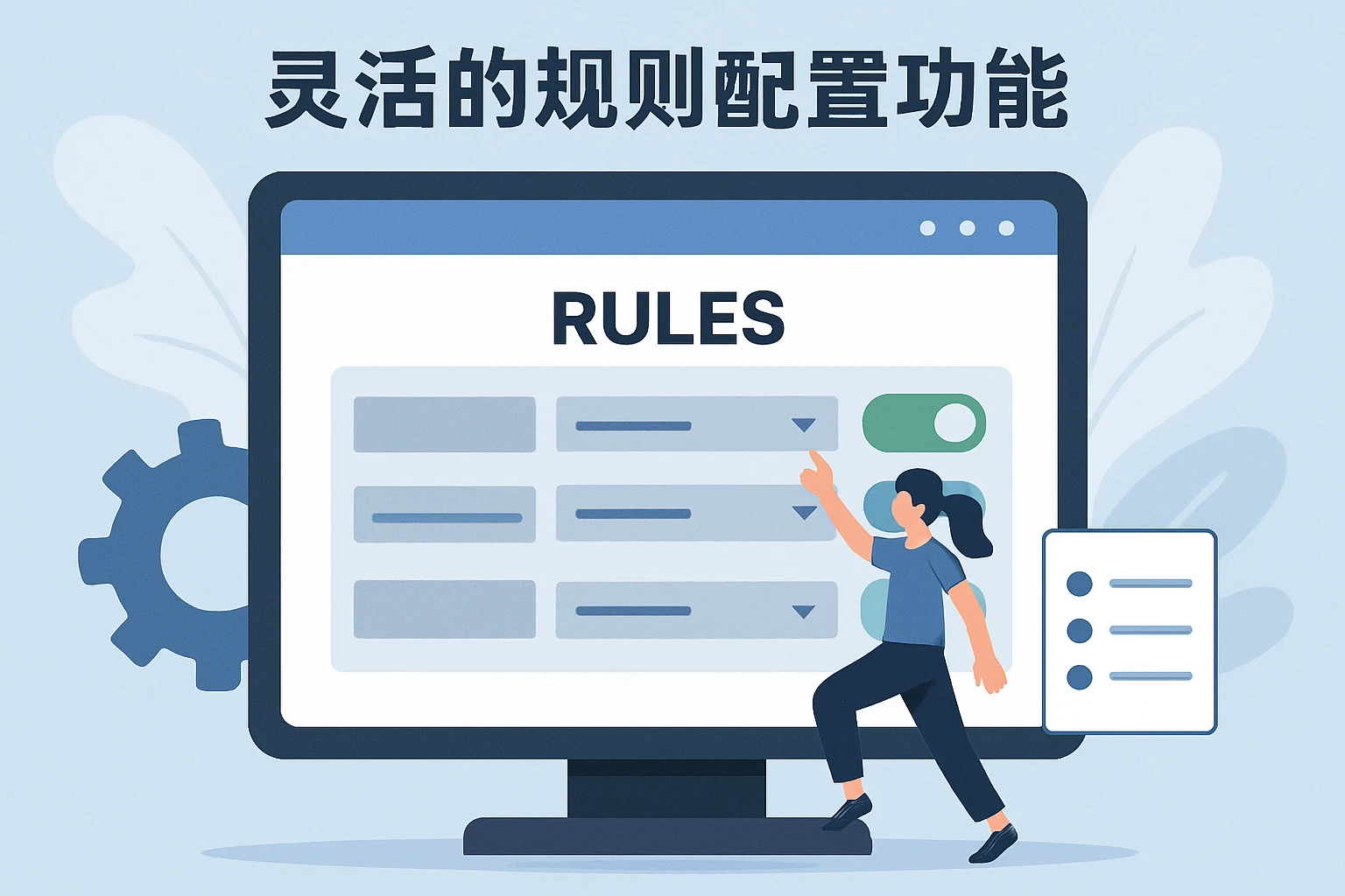 灵活的规则配置功能