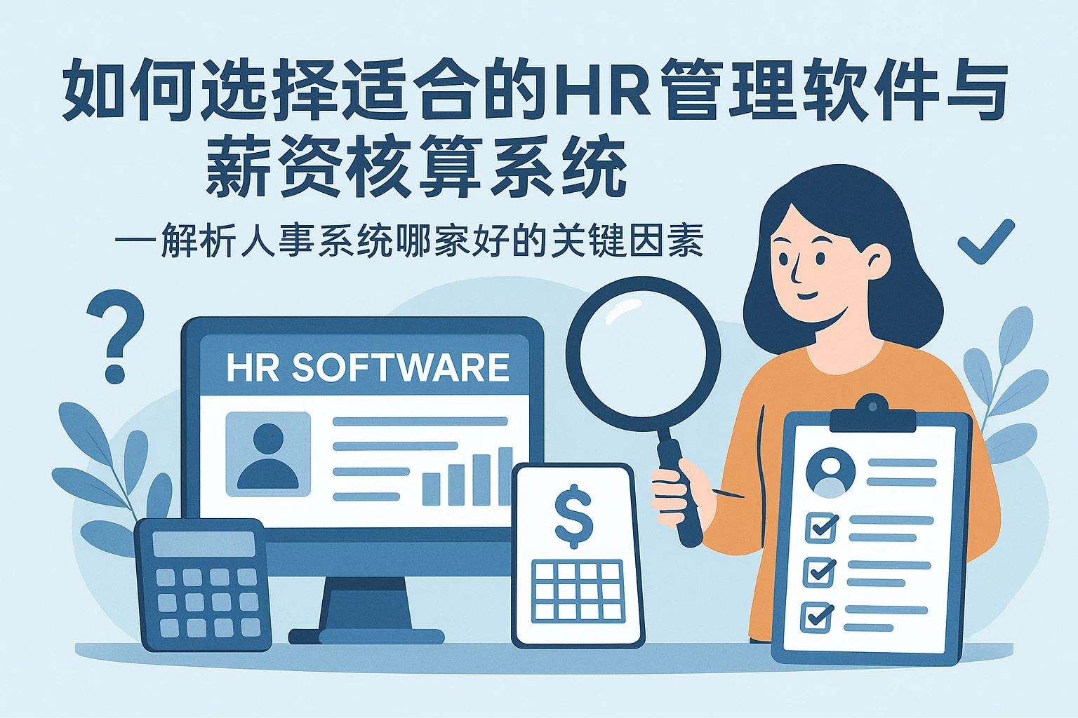 如何选择适合的HR管理软件与薪资核算系统——解析人事系统哪家好的关键因素