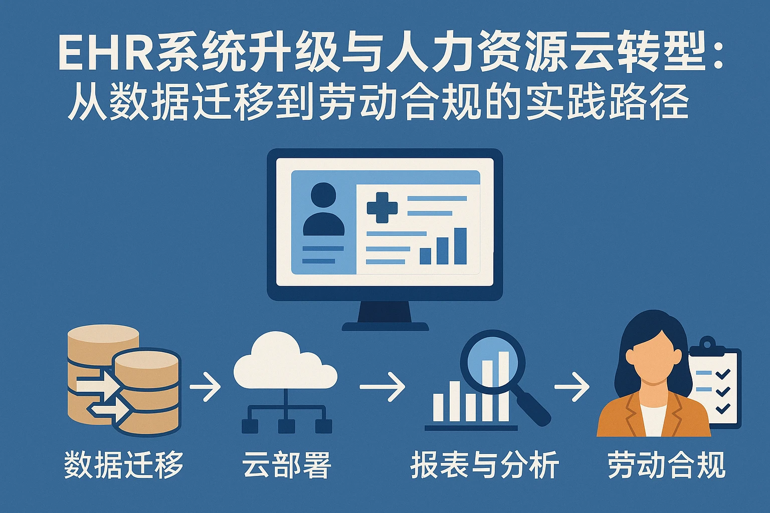 EHR系统升级与人力资源云转型:从数据迁移到劳动合规的实践路径