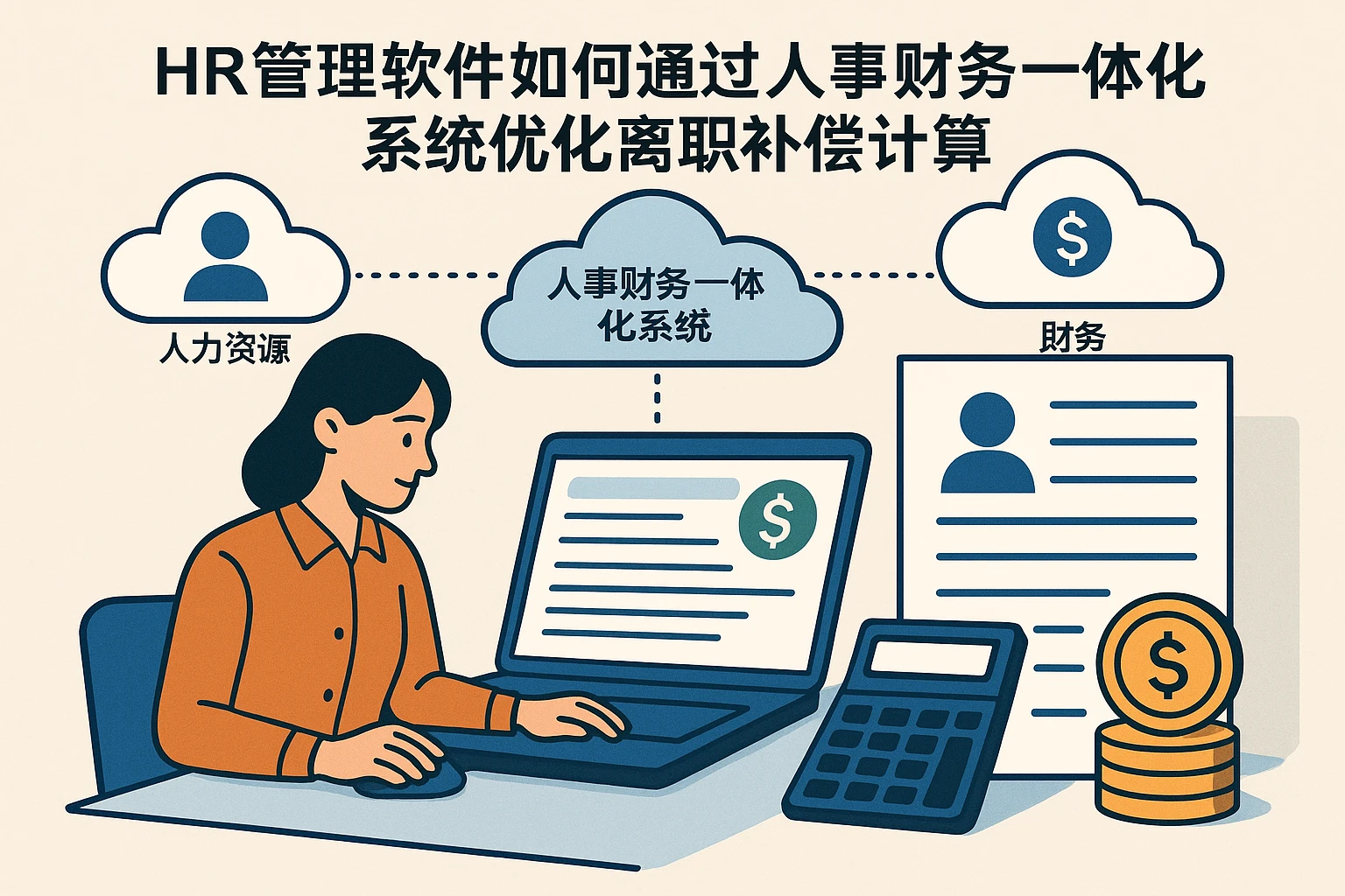 HR管理软件如何通过人事财务一体化系统优化离职补偿计算