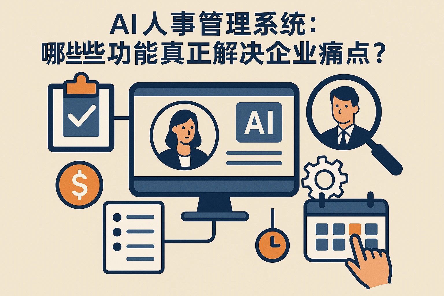 二、AI人事管理系统：哪些功能真正解决企业痛点？