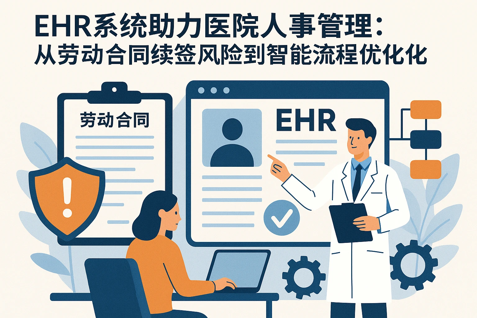 EHR系统助力医院人事管理：从劳动合同续签风险到智能流程优化