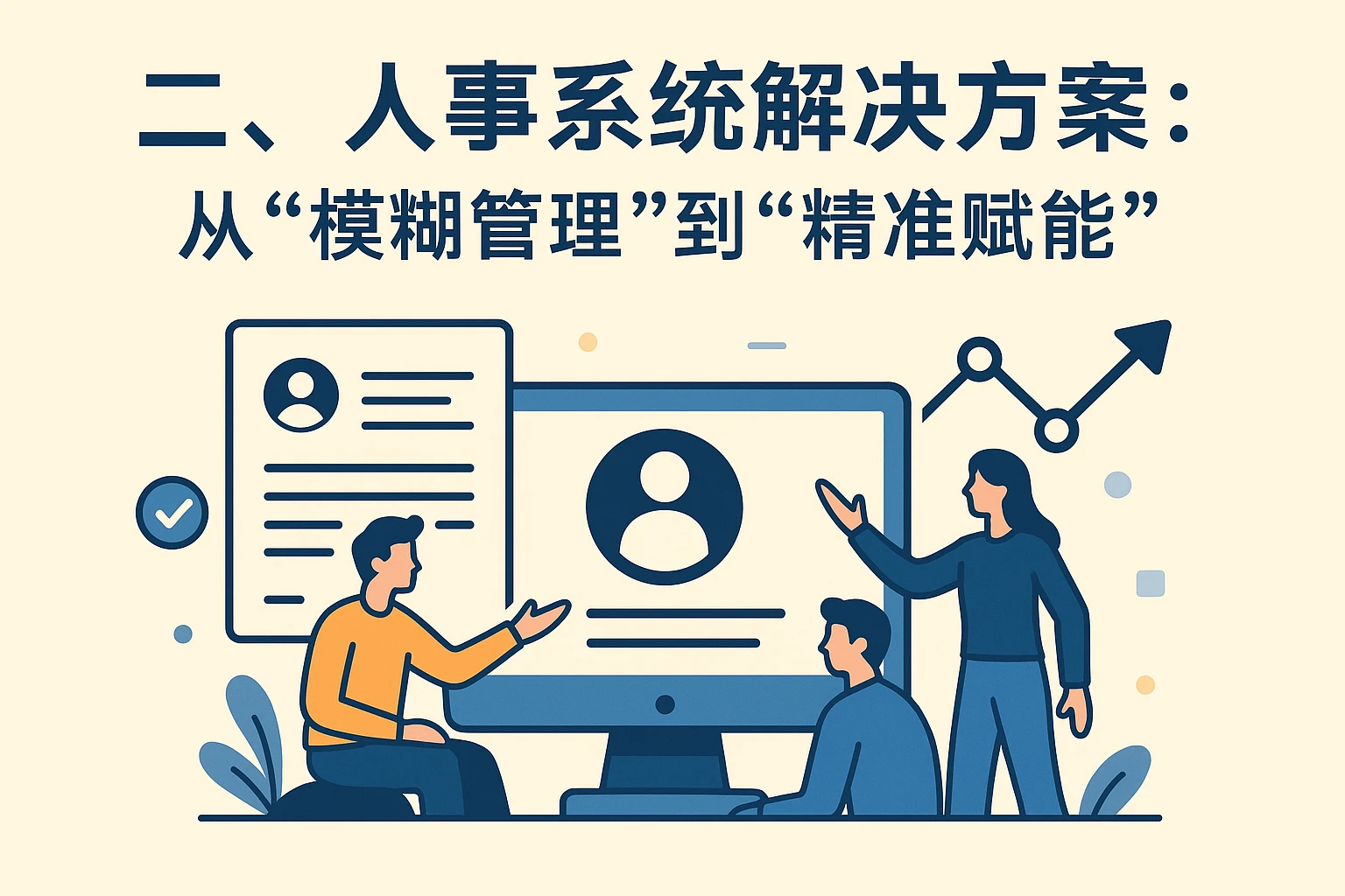二、人事系统解决方案:从“模糊管理”到“精准赋能”