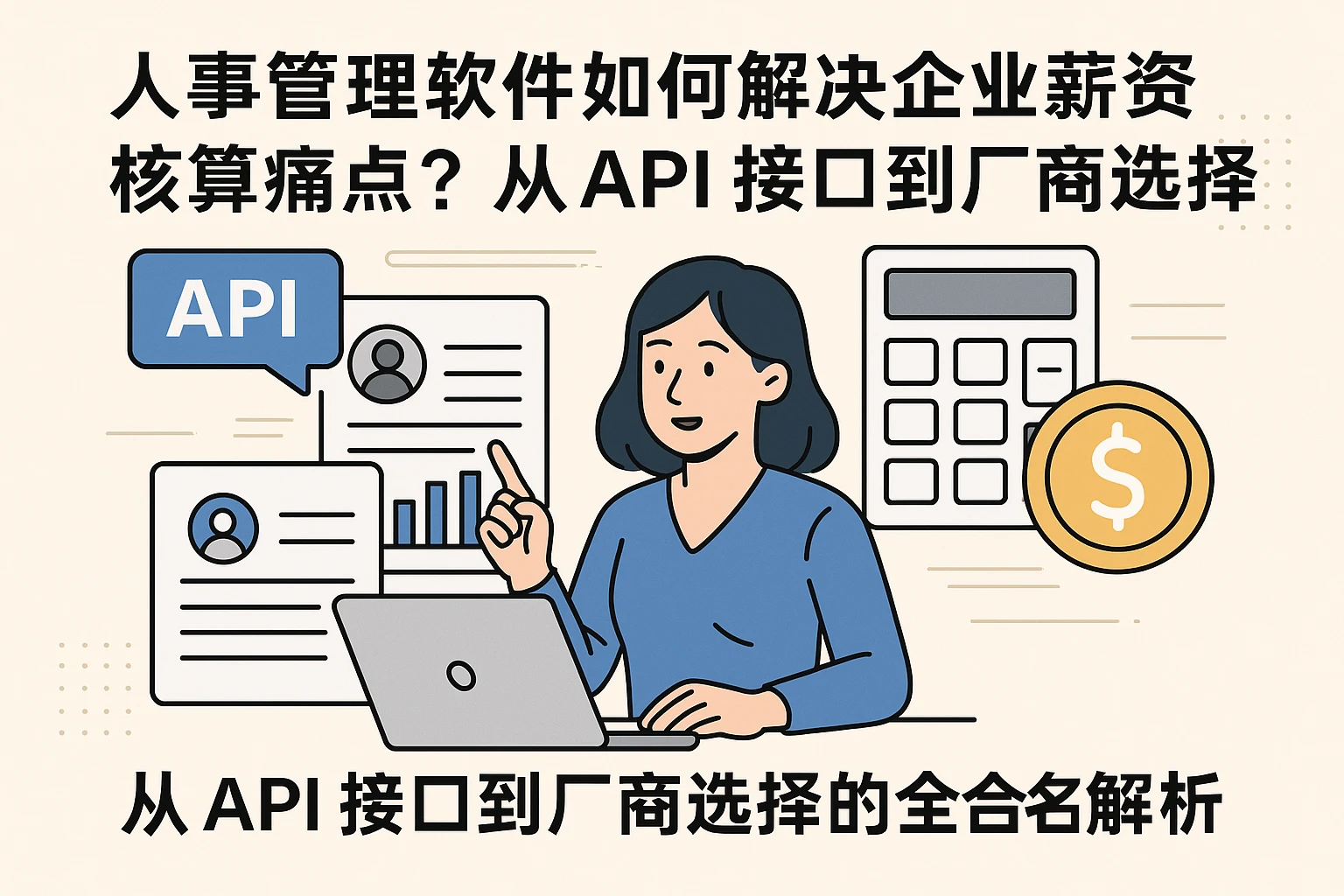 人事管理软件如何解决企业薪资核算痛点？从API接口到厂商选择的全解析