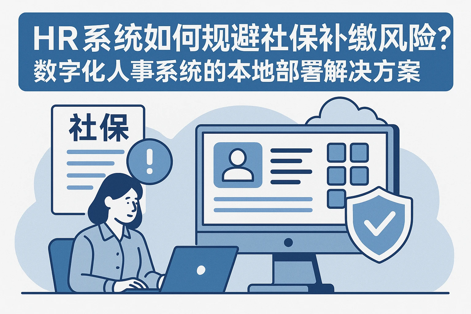 HR系统如何规避社保补缴风险？数字化人事系统的本地部署解决方案