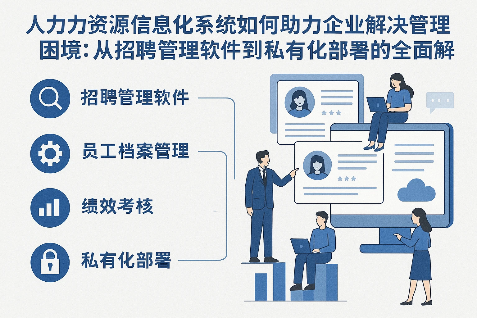 人力资源信息化系统如何助力企业解决管理困境：从招聘管理软件到私有化部署的全面解析
