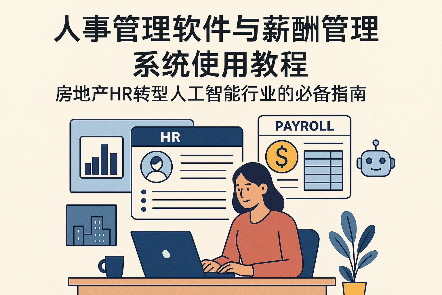 人事管理软件与薪酬管理系统使用教程：房地产HR转型人工智能行业的必备指南