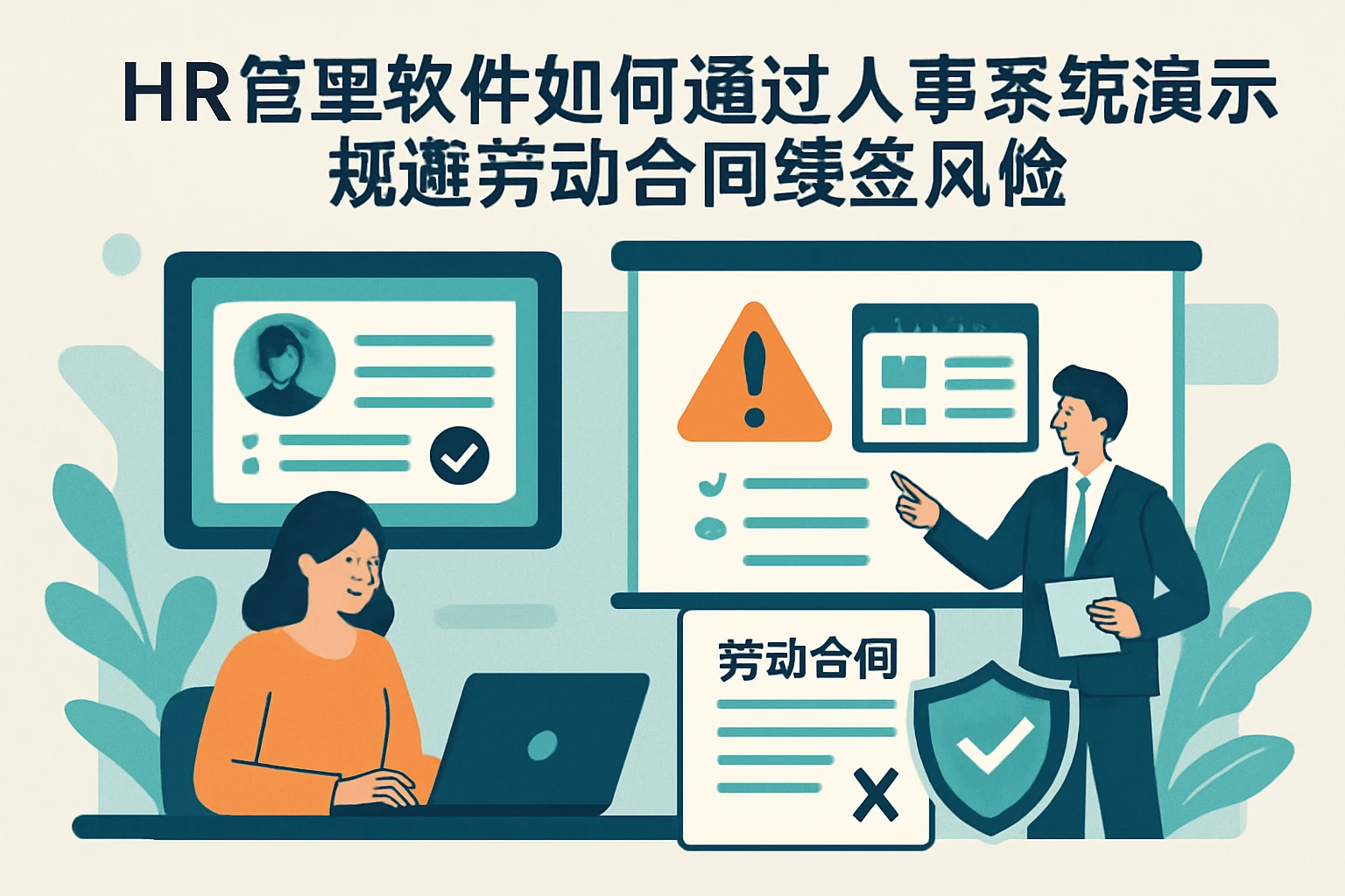 HR管理软件如何通过人事系统演示规避劳动合同续签风险