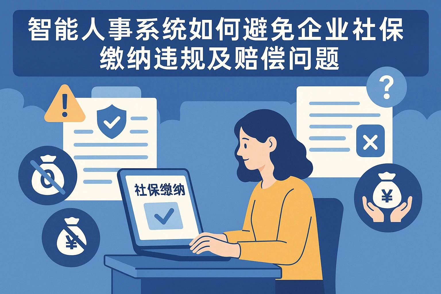 智能人事系统如何避免企业社保缴纳违规及赔偿问题
