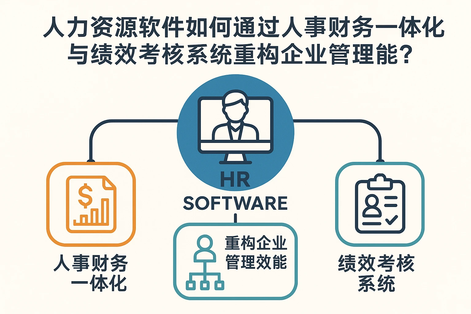人力资源软件如何通过人事财务一体化与绩效考核系统重构企业管理效能？
