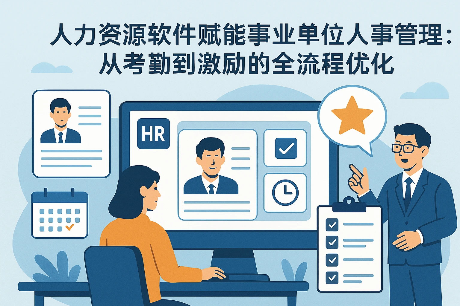 人力资源软件赋能事业单位人事管理：从考勤到激励的全流程优化