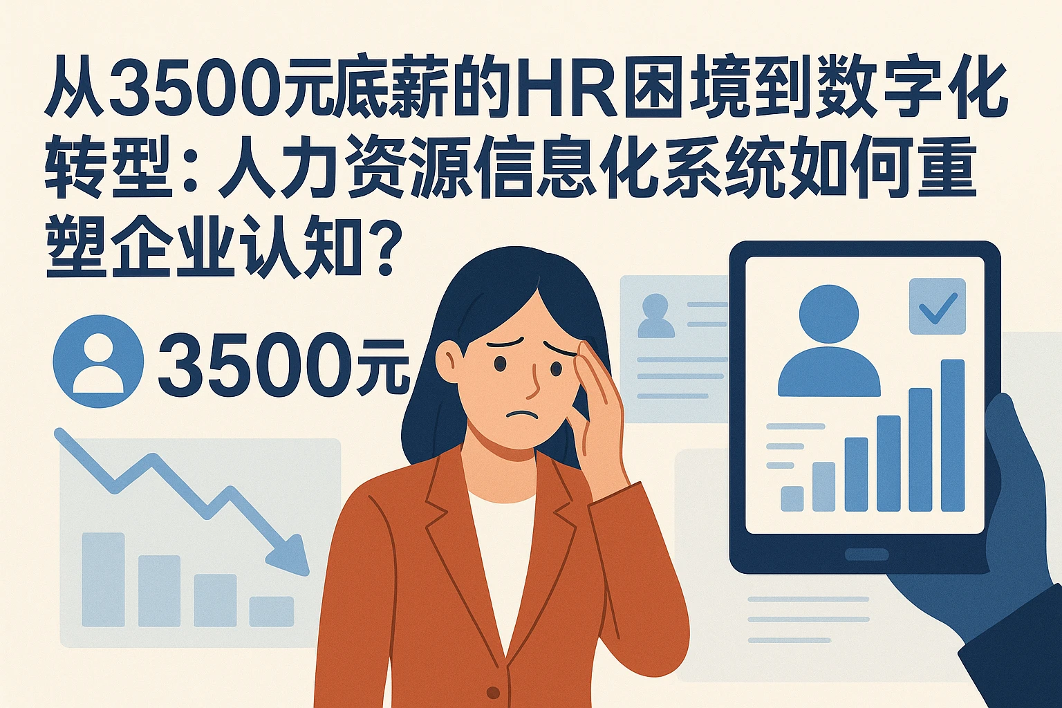从3500元底薪的HR困境到数字化转型:人力资源信息化系统如何重塑企业认知?