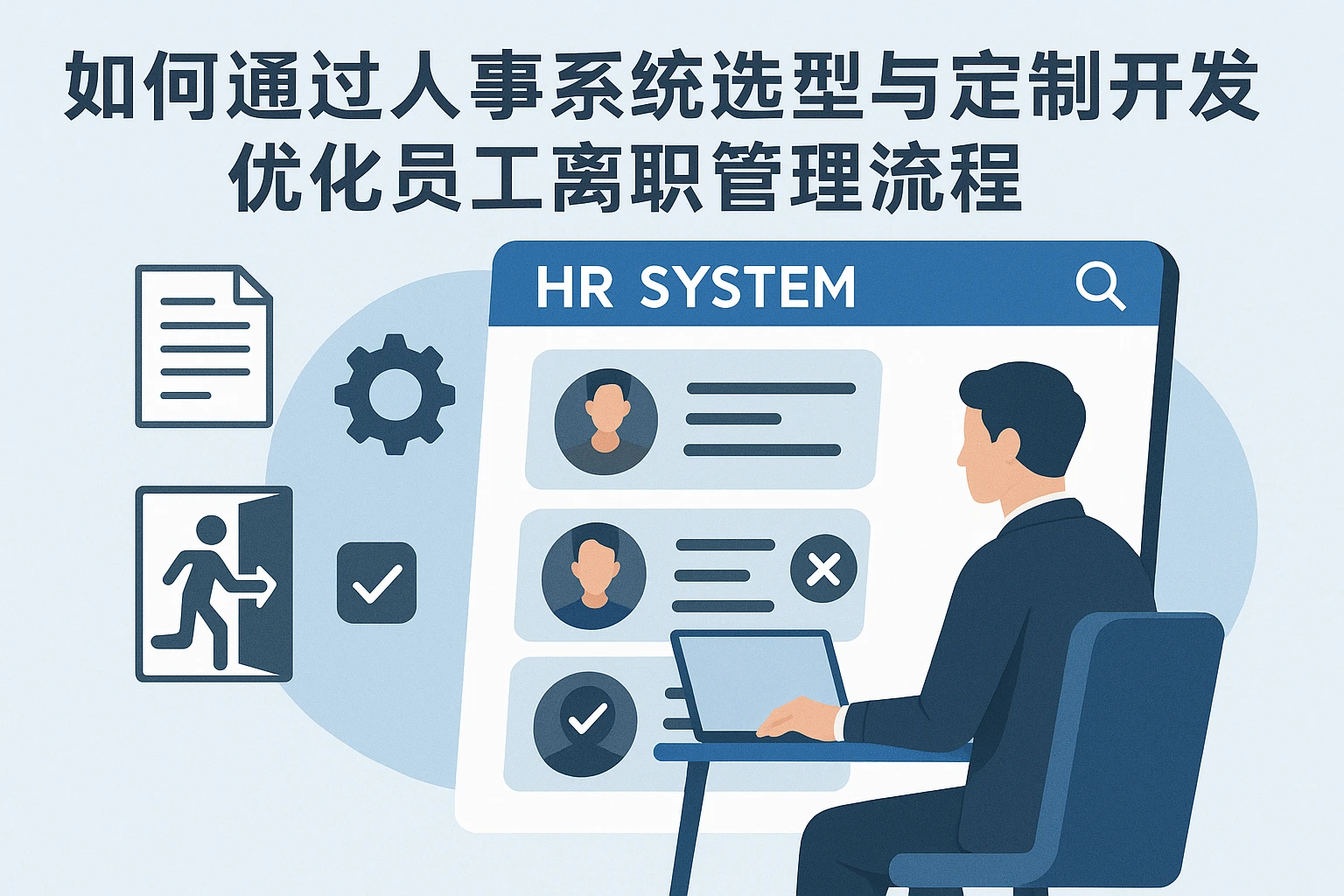 如何通过人事系统选型与定制开发优化员工离职管理流程