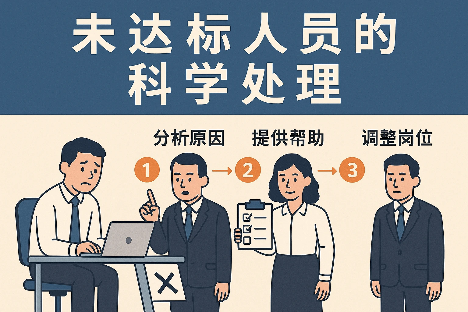 未达标人员的科学处理