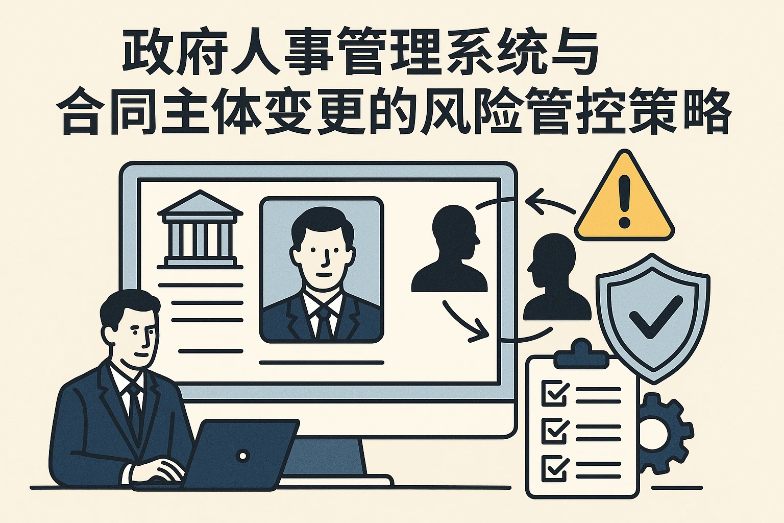 政府人事管理系统与合同主体变更的风险管控策略