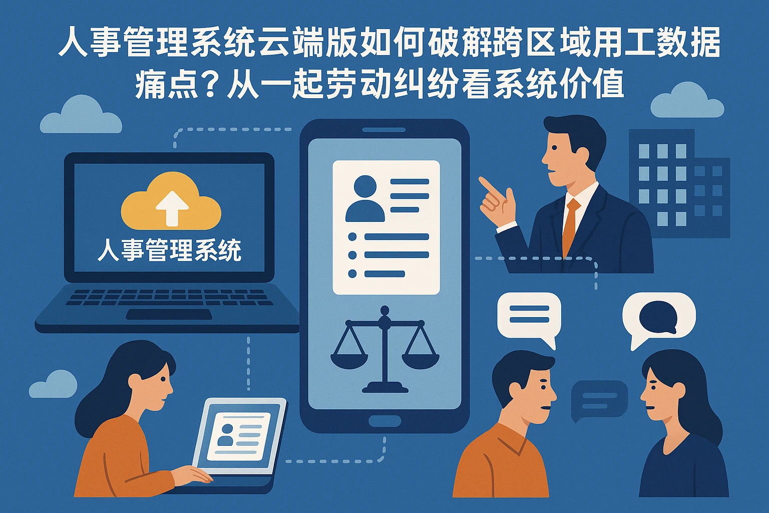 人事管理系统云端版如何破解跨区域用工数据痛点？从一起劳动纠纷看系统价值