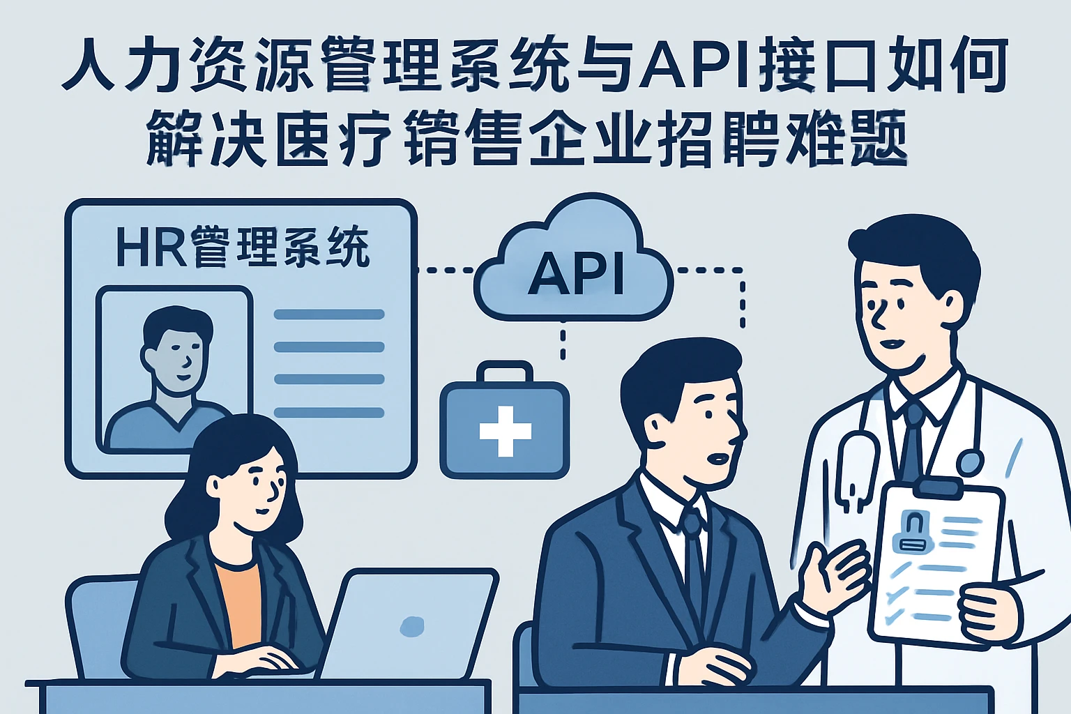 人力资源管理系统与API接口如何解决医疗销售企业招聘难题
