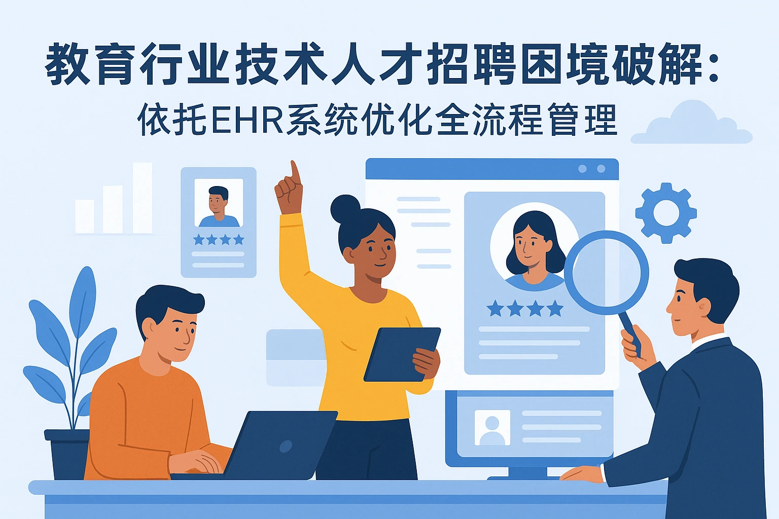 教育行业技术人才招聘困境破解：依托EHR系统优化全流程管理