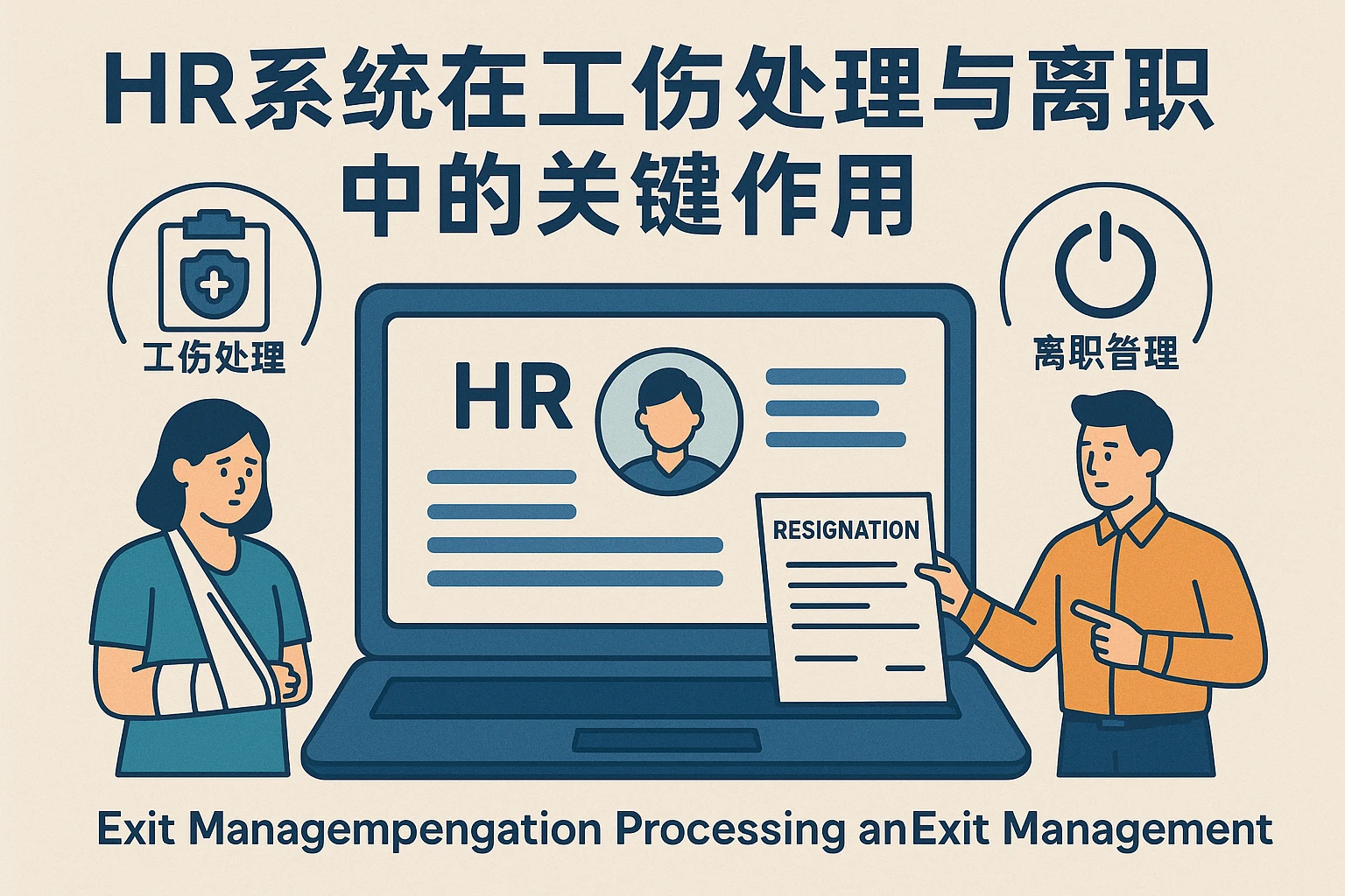 HR系统在工伤处理与离职管理中的关键作用